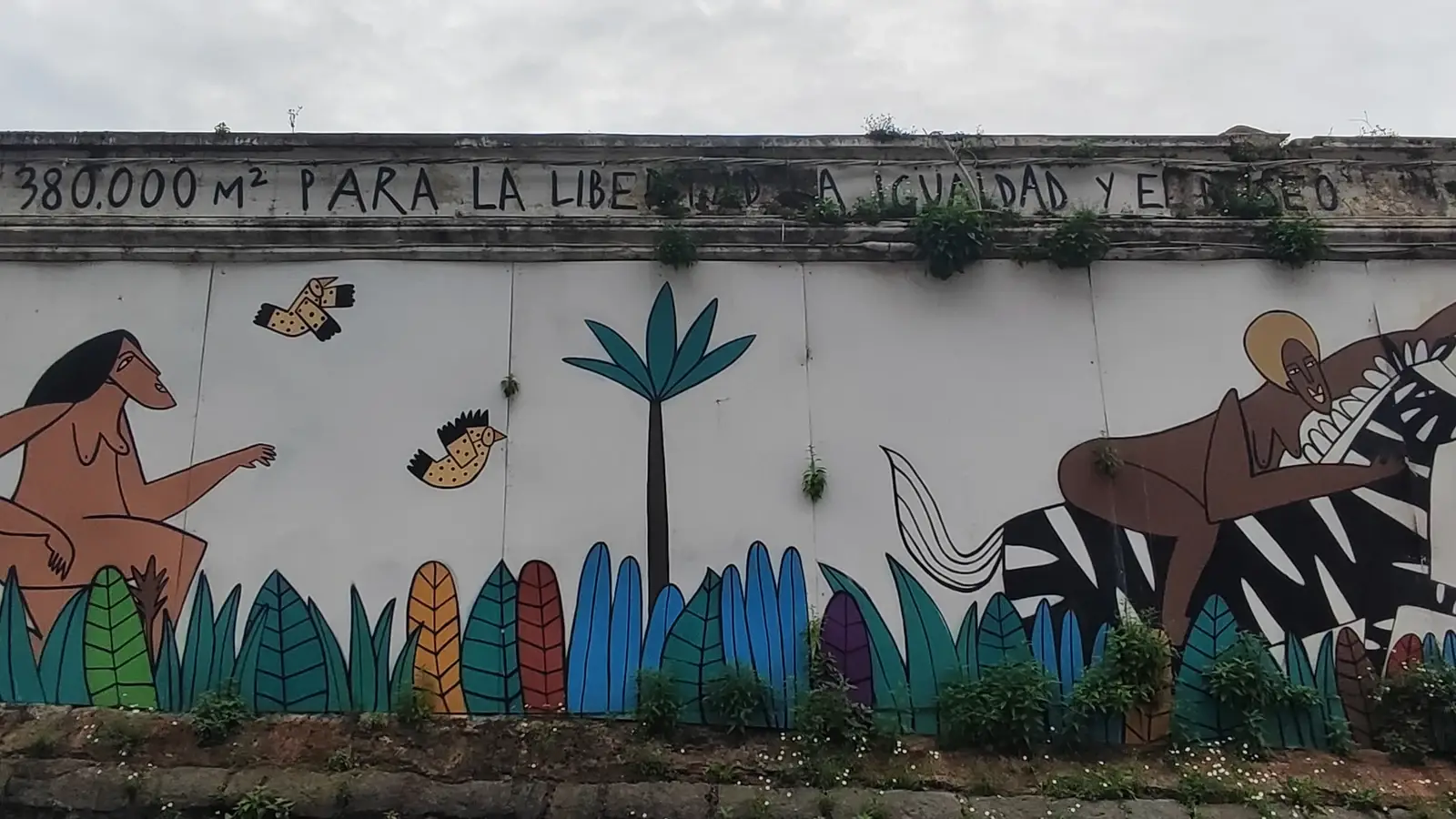 Mural i Bilbao La Vieja, San Francisco och Zabala
