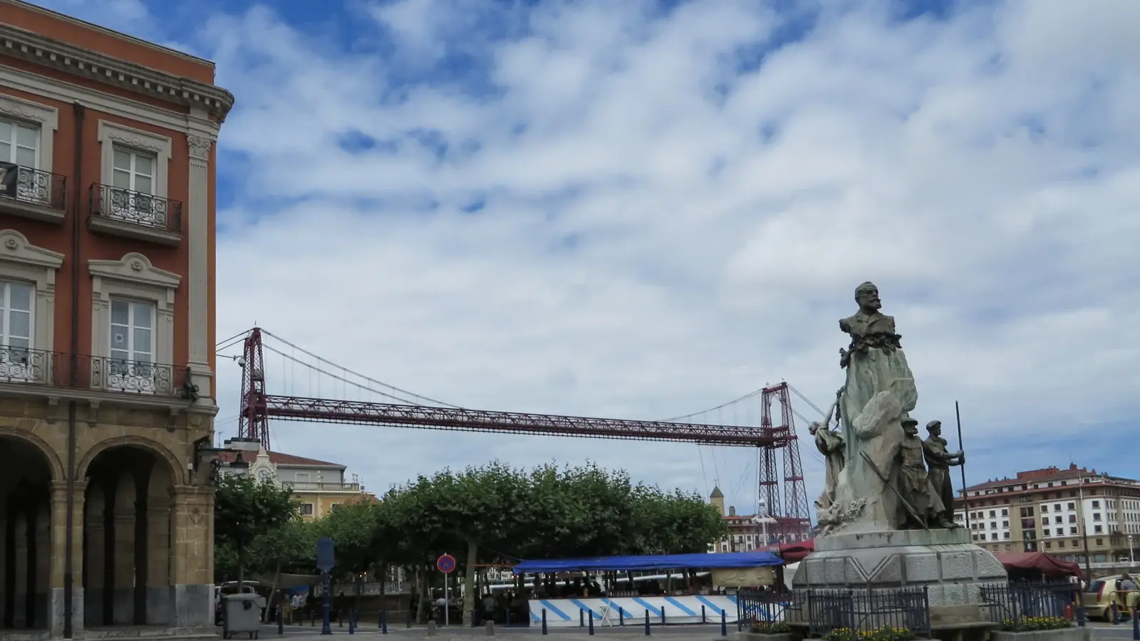 Bizkaia-bron från Bilbao