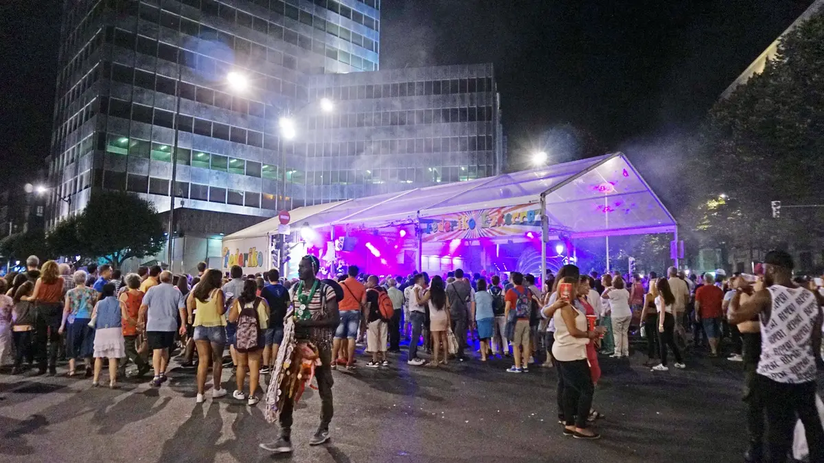Aste Nagusia på Plaza Biribila i Bilbao