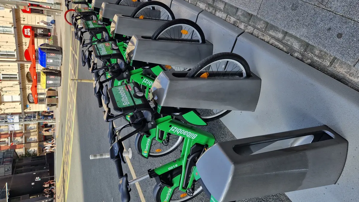 Bilbaobizi-cyklar i centrala Bilbao