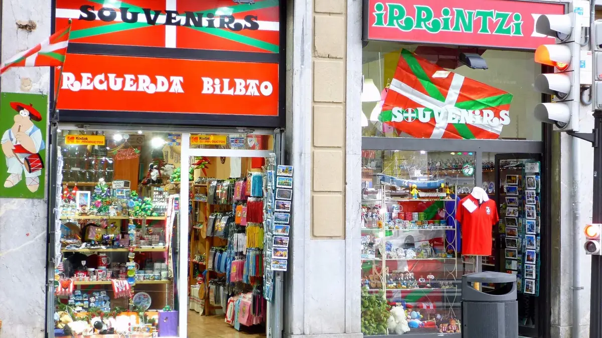 Souvenir- och designbutik i Bilbao