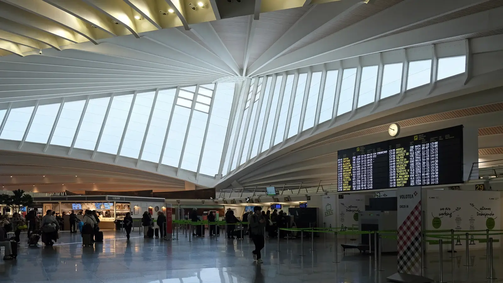 Bilbao Airport inför en resa till Bilbao